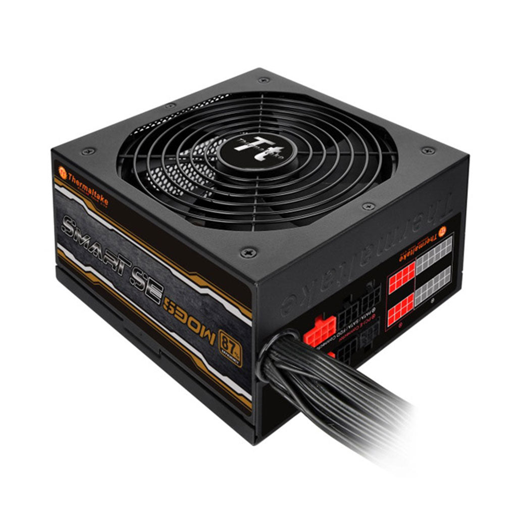 A Photo Of Thermaltake SMART SE 530W Semi-Modular Power Supply – Reliable 80 PLUS Efficiency with Active PFC