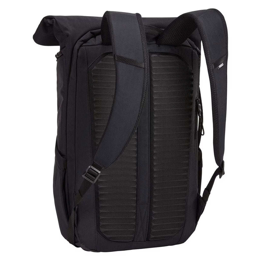 A Photo Of Thule Paramount Black Backpack – 24L Nylon Design with Padded Compartments for 15.6
