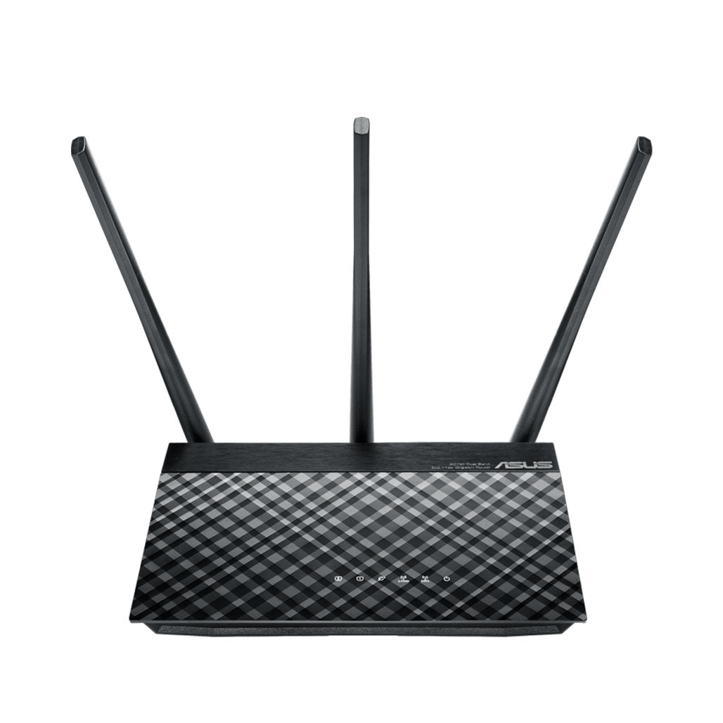 A Photo Of ASUS RT-AC53 - AC750 Dual Band WiFi Router with high power design