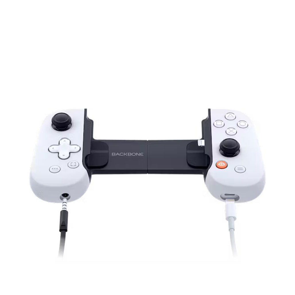 A Photo Of Sony Backbone One for iPhone PlayStation Edition - Mobile Gaming Controller with Low Latency, Pass-Through Charging, and 3.5mm Headset Jack