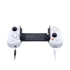 A Photo Of Sony Backbone One for iPhone PlayStation Edition - Mobile Gaming Controller with Low Latency, Pass-Through Charging, and 3.5mm Headset Jack