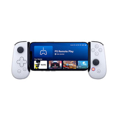 A Photo Of Sony Backbone One for iPhone PlayStation Edition - Mobile Gaming Controller with Low Latency, Pass-Through Charging, and 3.5mm Headset Jack