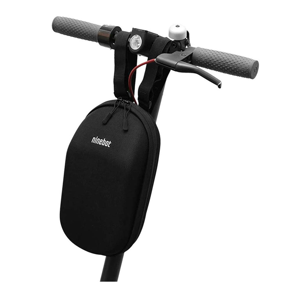 A Photo Of Segway Ningbo KickScooter Front Bag - Hard Shell Storage Case with Adjustable Straps, Waterproof EVA Material