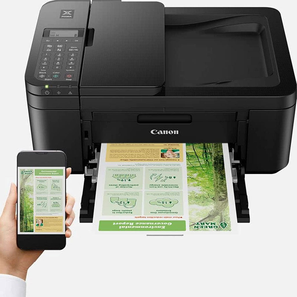 A Photo Of Canon PIXMA TR4640 - Wi-Fi, Print, Copy, Scan, Fax & Cloud