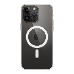 A Photo Of Apple iPhone 14 Pro/Pro Max Silicone Case with MagSafe - Protective & Stylish Accessory