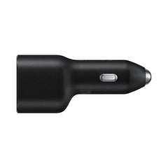 A Photo Of Samsung Dual Port Car Charger – 25W & 15W Fast Charging with LED Indicator