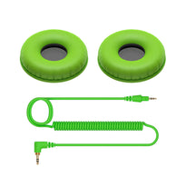 Pioneer DJ HC-CP08-Y Color variation coiled cable and ear pads for HDJ-CUE1 Green from Pioneer sold by 961Souq-Zalka