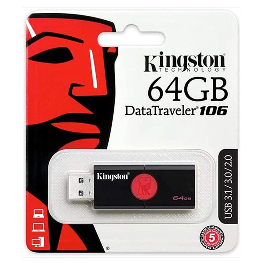 A Photo Of Kingston DataTraveler DT106 64GB USB Flash Drive