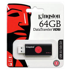 A Photo Of Kingston DataTraveler DT106 64GB USB Flash Drive