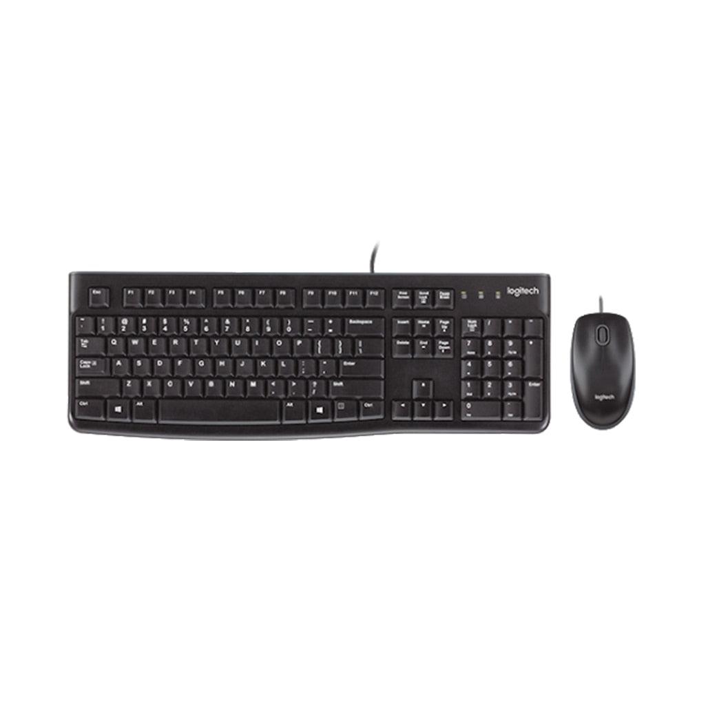 A Photo Of Logitech MK120 Corded Keyboard and Mouse Combo