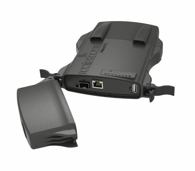 A Photo Of MikroTik NetMetal 5SHP - Dual-Chain 5GHz Integrated 802.11ac Wireless Device with High Power and External Antenna Support | RB921UAGS-5SHPacD-NM