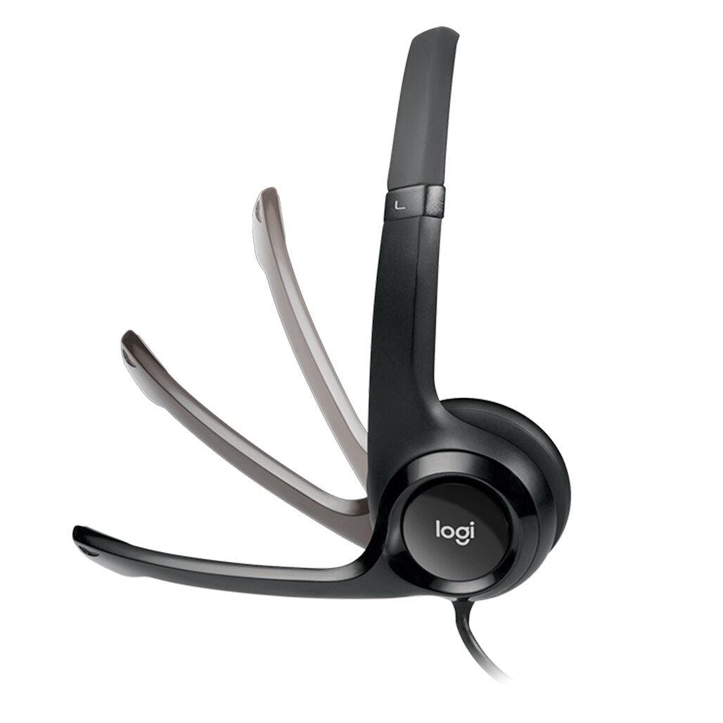 A Photo Of Logitech H390 USB Computer Headset - Comfortable & Clear Audio