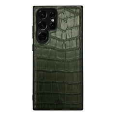 A Photo Of Kajsa Neo Luxury Classic Collection - Leather Back Case for Samsung Galaxy S23 Ultra