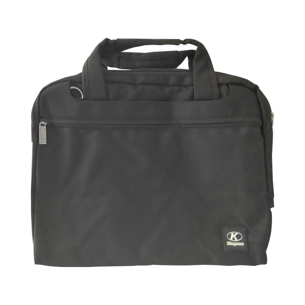 A Photo Of Kingsons 14 inch Laptop Bag Black/Beige