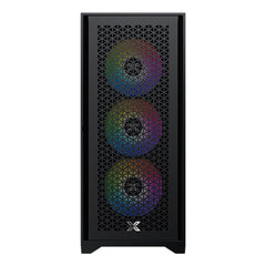 A Photo Of XIGMATEK LUX S - Black ATX 4PCS Fixed RGB Fans Galaxy II