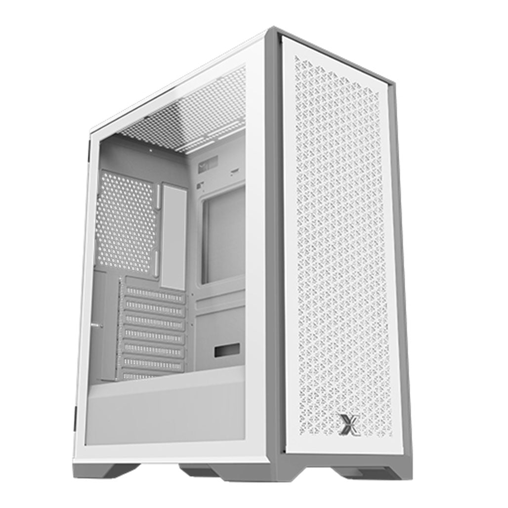 A Photo Of XIGMATEK LUX S - Black ATX 4PCS Fixed RGB Fans Galaxy II