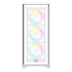 A Photo Of XIGMATEK LUX S - Black ATX 4PCS Fixed RGB Fans Galaxy II