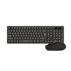 A Photo Of Promate ProCombo-12 - Sleek Full-Size Wireless Keyboard and Ambidextrous Mouse Set