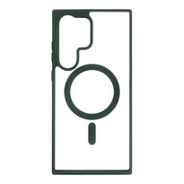 Samsung Galaxy S23 Ultra Clear Magsafe Case Green from Other sold by 961Souq-Zalka