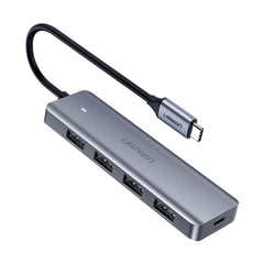 A Photo Of UGreen 4-Port USB 3.0 Hub with USB-C Connector – Expand Your Connectivity with High-Speed Data Transfer