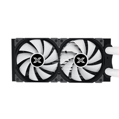 A Photo Of Xigmatek Neon Aqua 240 Liquid Cooler ARGB LED Pump Head & Tube