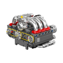 Mould King Motorized Flat-6 Engine Model Building Toy Set - 609 Pieces - 10193