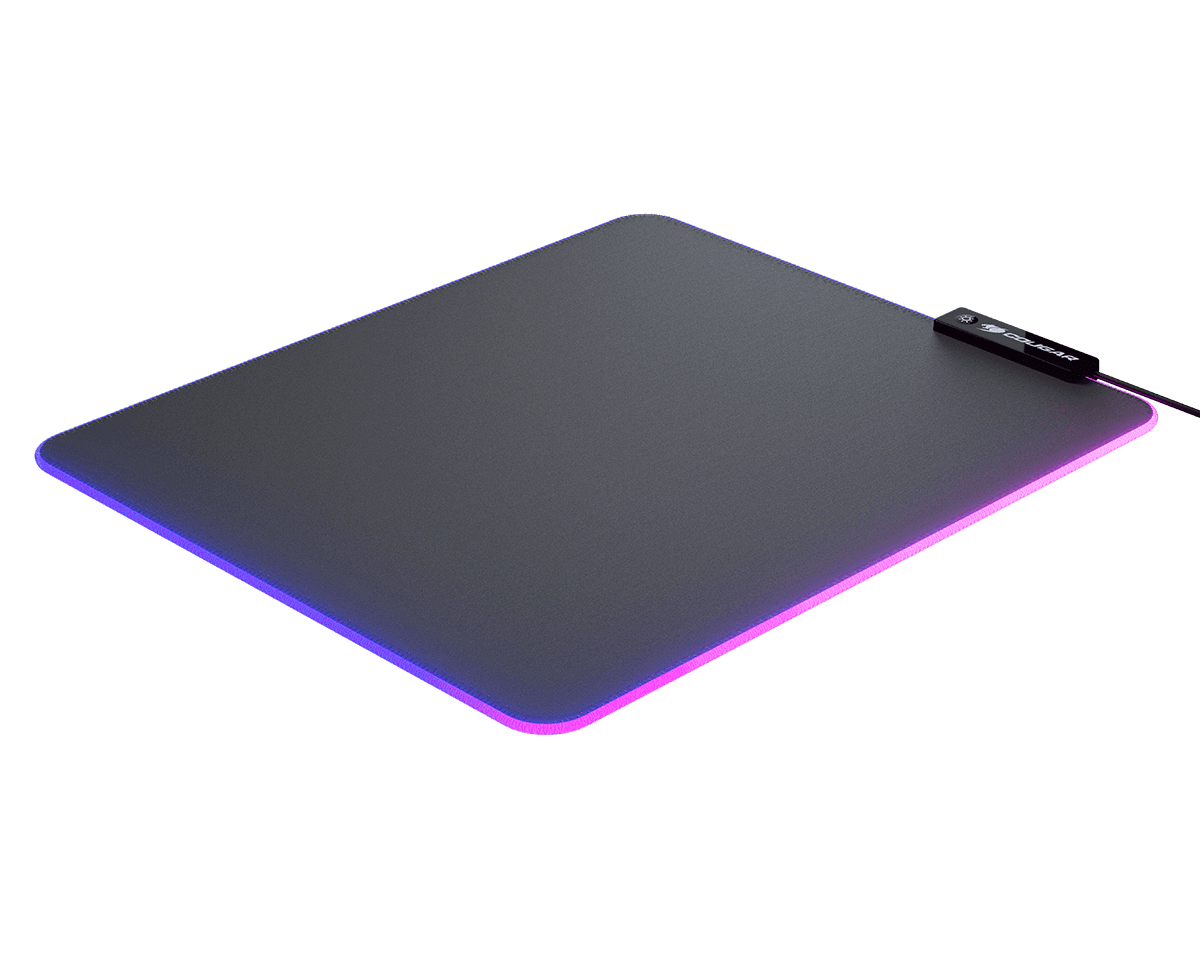 A Photo Of Cougar Neon RGB Gaming Mouse Pad – Enhanced Grip with Customizable Lighting Effects