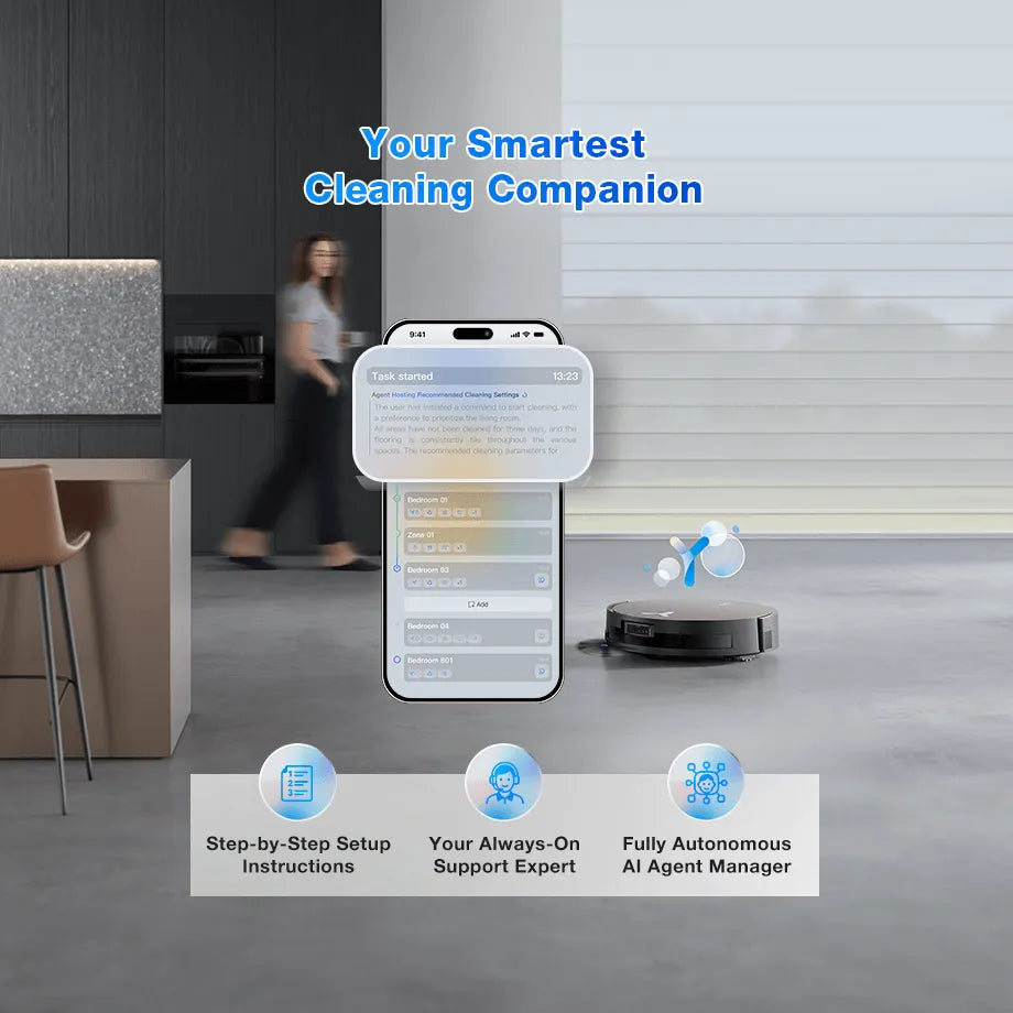A Photo Of ECOVACS DEEBOT X11 OmniCyclone Bagless Robot Vacuum & Mop