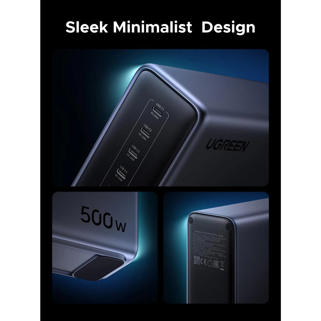 A Photo Of Ugreen Nexode 500W Desktop Charger - 6-Port GaN Power Station