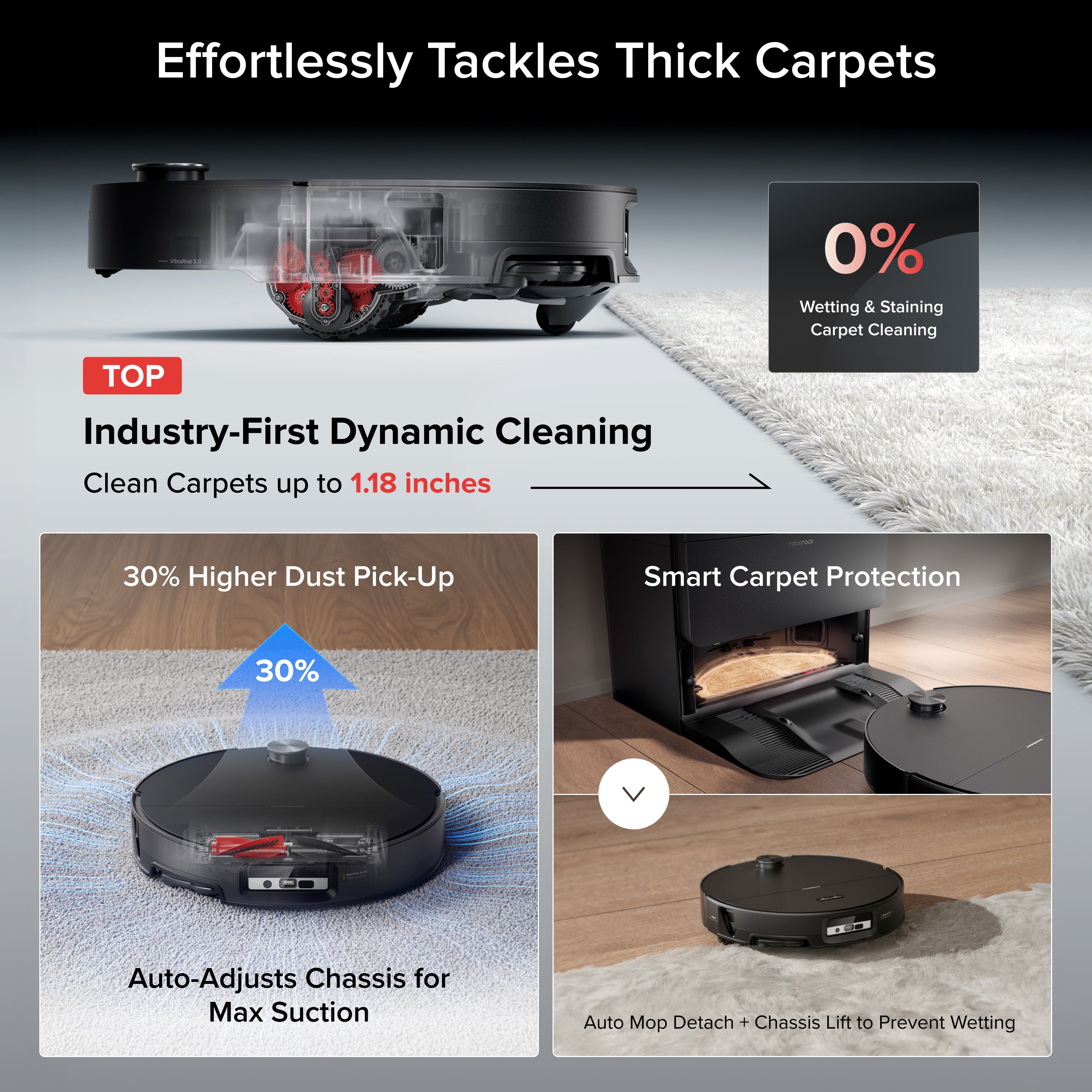 A Photo Of Roborock Saros 20 Sonic Robot Vacuum and Mop with RockDock