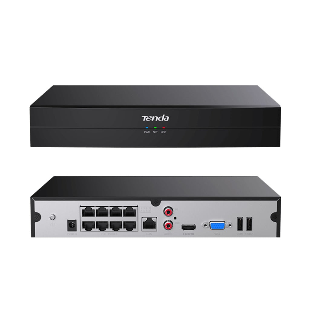 A Photo Of Tenda HD Network Video Recorder Poe 8 Channels TN3108-8P