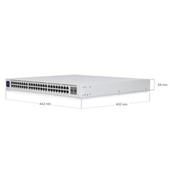 A Photo Of Ubiquiti Enterprise 48 PoE - 48-port, Layer 3 switch with 2.5 GbE PoE+ output (720W)