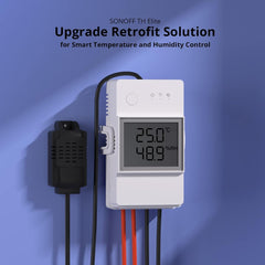 A Photo Of Sonoff TH Elite Temperature and Humidity Monitoring Switch - THR316