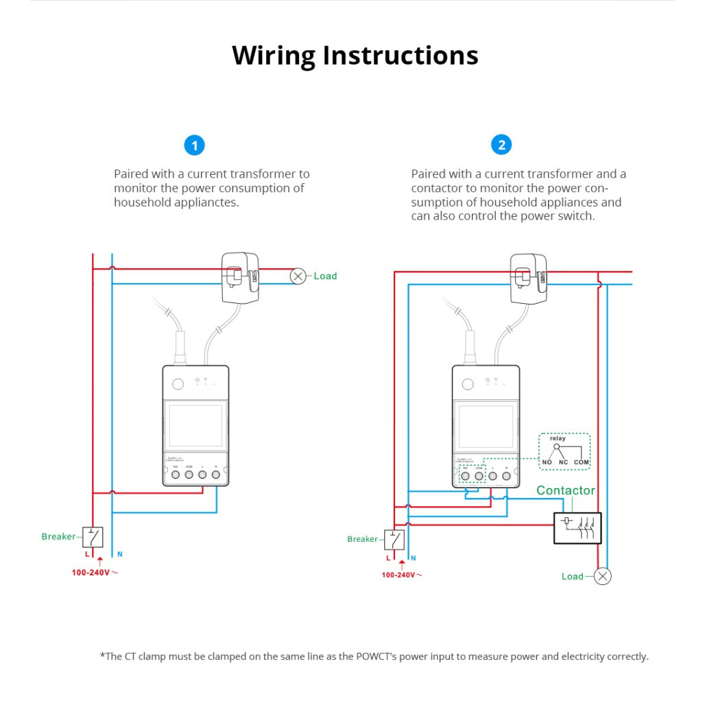 A Photo Of Sonoff Ring Smart Power Meter - POWCT