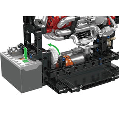 A Photo Of Mould King Motorized Radial Aviation Engine Building Toy Set - 1147 Pieces - 10211