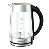 Nutricook Electric Glass Kettle - 1.7L, Double-Wall, Heavy-Duty Design, Elite Durability - NC-GK100