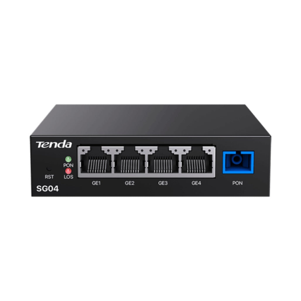 A Photo Of Tenda Router SG04 APC XPON ONT 4 GE Ethernet ports Gigabit