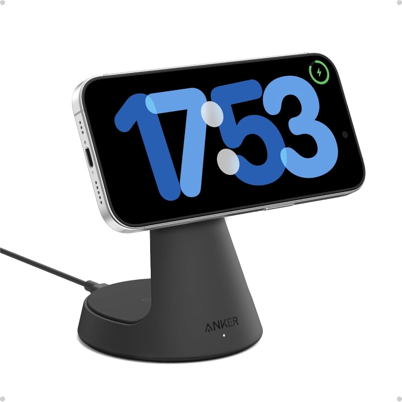 A Photo Of Anker MagGo Wireless Charger 2-in-1 Dock Stand - A25M7H11
