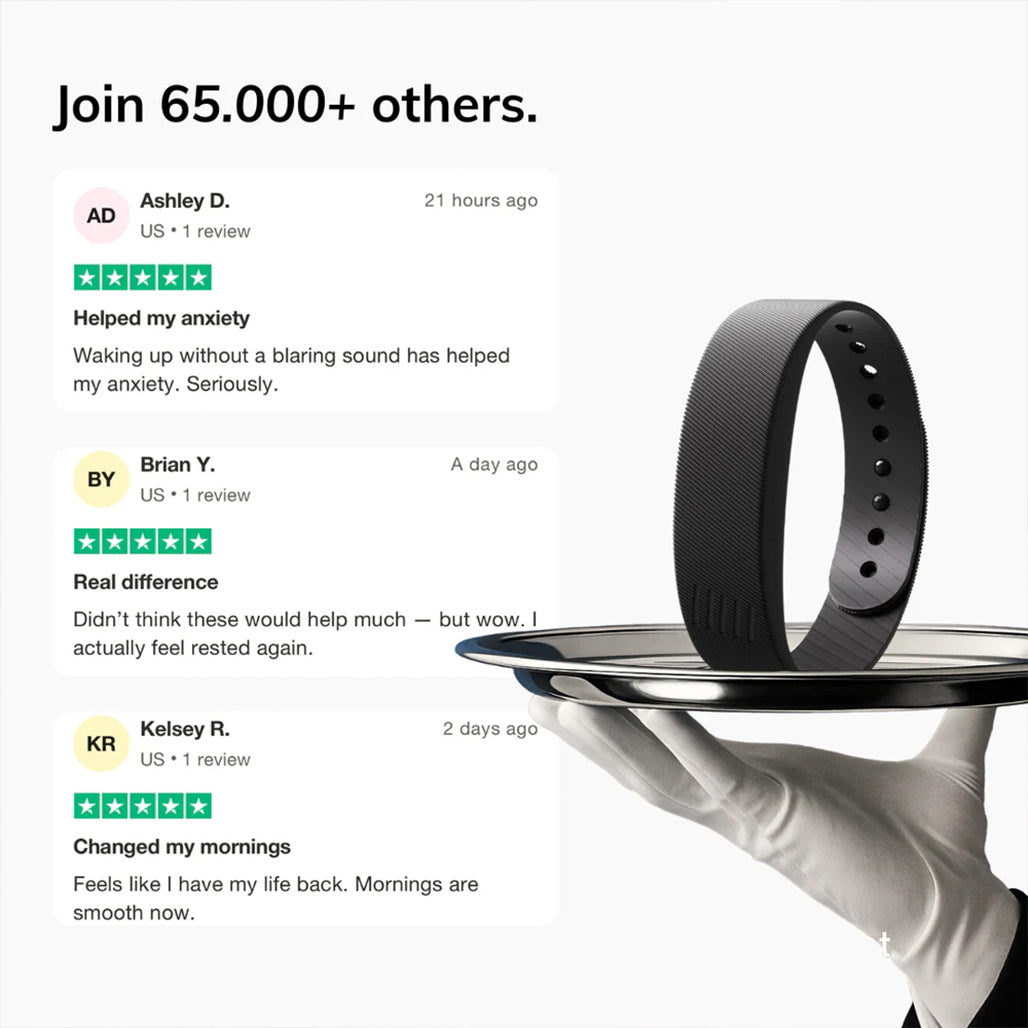 A Photo Of FitSleeps 100% Wake-Up Alarm Band