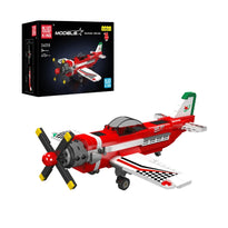 Mould King Racing Airplane Model Building Toy Set - 470 Pieces - 24058