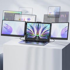 A Photo Of Maxfree S2 14″ Portable Laptop Screen Extender – Dual & Triple Display Monitor