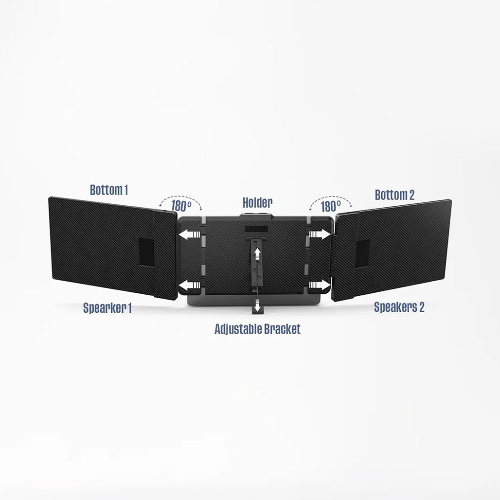 A Photo Of Maxfree S2 14″ Portable Laptop Screen Extender – Dual & Triple Display Monitor