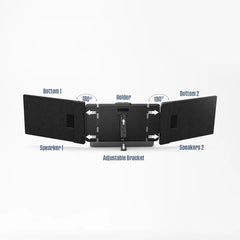 A Photo Of Maxfree S2 14″ Portable Laptop Screen Extender – Dual & Triple Display Monitor