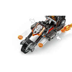 A Photo Of LEGO Marvel Spider-Man vs. Ghost Rider Motorcycle 72 Pieces - 76335