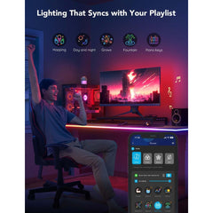 A Photo Of Govee Desk Neon Rope Light - H61C3
