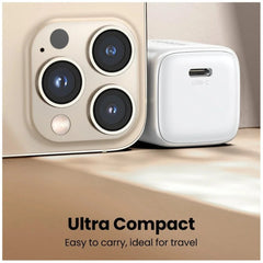 A Photo Of Ugreen 20W GaN Tech Chip - Smart & Fast Charger for Phones, Tablets, iPads