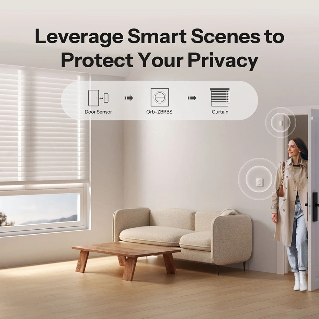 A Photo Of Sonoff Zigbee Smart Roller Shutter Wall Switch - MINI-ZBRBS-E