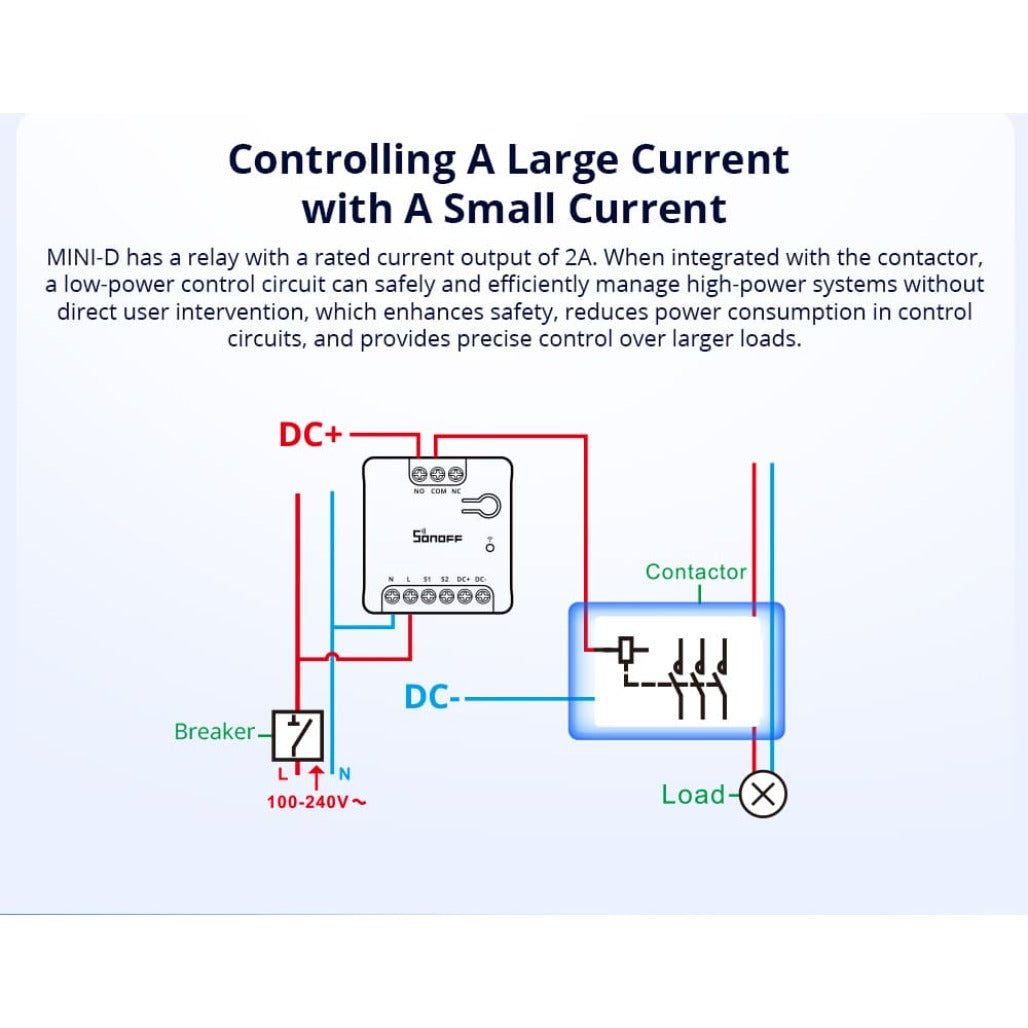 A Photo Of Sonoff MINI Dry Smart Switch - MINI-D