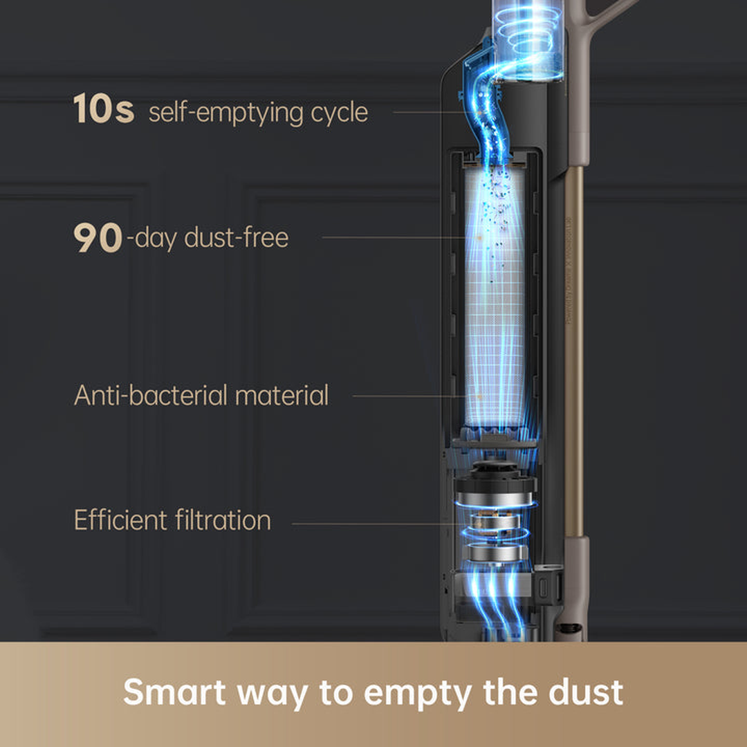 A Photo Of Dreame Z10 Station Cordless Stick Vacuum Cleaner