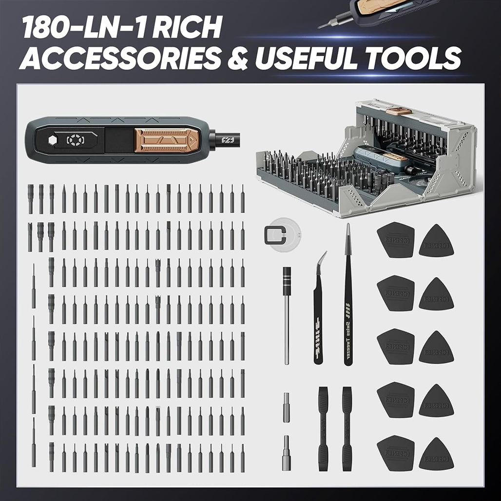 A Photo Of Jakemy 180-in-1 Precision Screwdriver Set – Magnetic Repair Tool Kit for Electronics, Home & DIY
